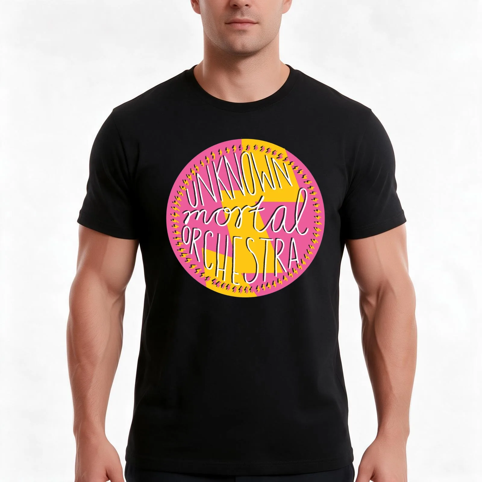 unknown mortal orchestra T-Shirt, Summer Casual Cotton Tee, Oversized Streetwear Tops, Vintage Graphic Print, Unisex Men Women