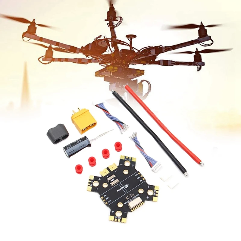 For SKYSTARS PDB XT60 Power Distribution Board 4X25A 4X30A For FPV Drone Quadcopter PDB XT60 Power Hub