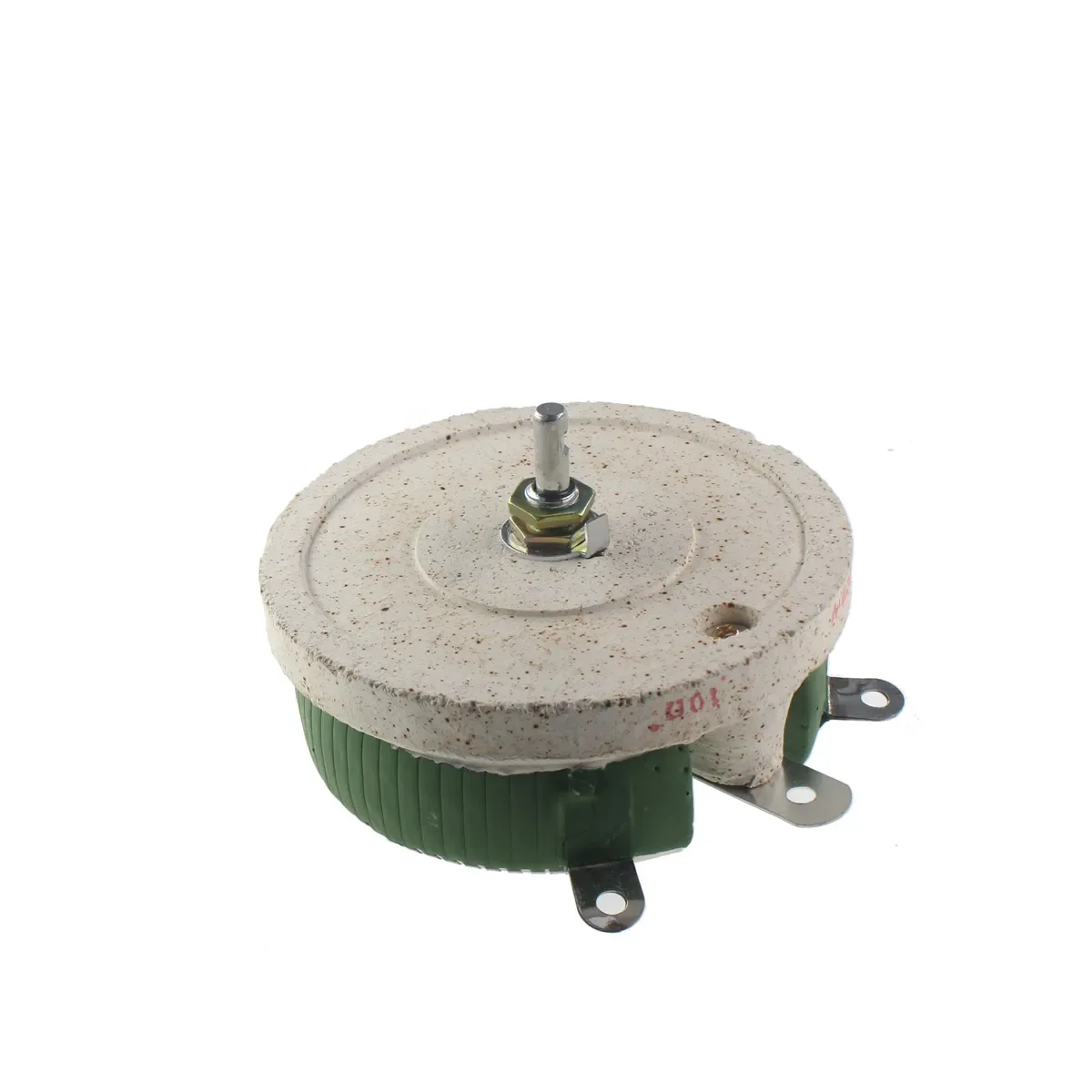 Resistencia ajustable con forma de disco enrollado de alambre variable, Reóstato rotativo de alta potencia BC1 de 200W, deslizamiento 1R 2R 3R 5R