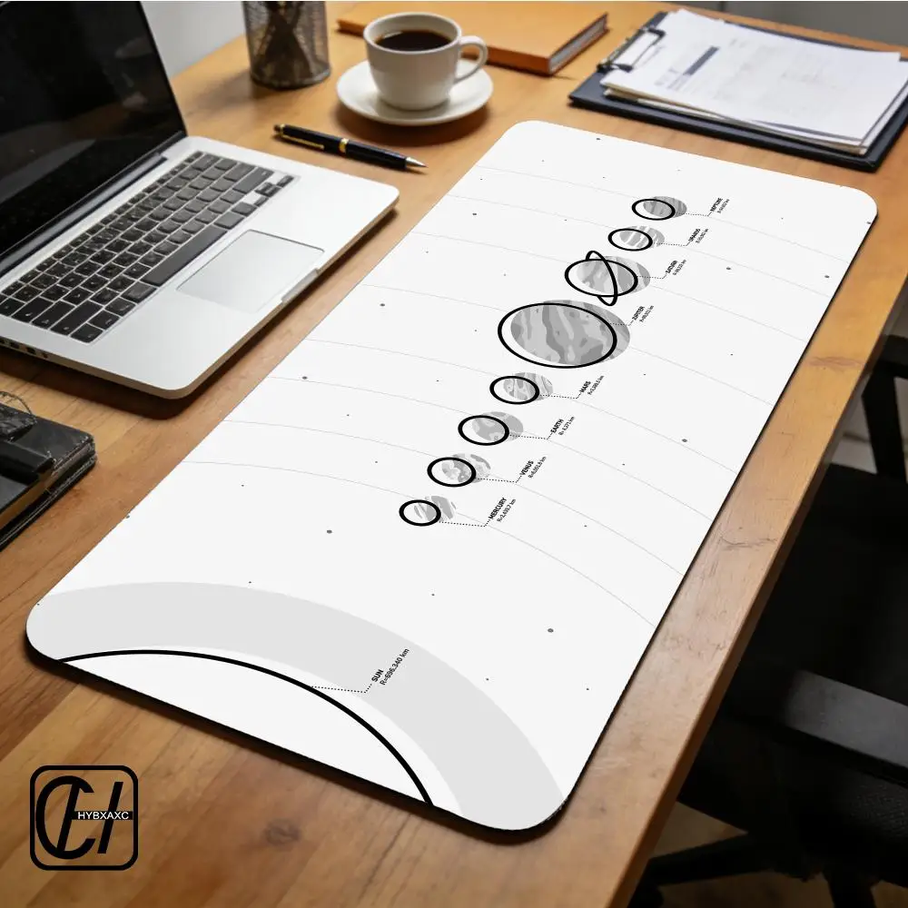 Universe Space Solar System Planet Large Gaming Mouse Pad Computer Laptop Mousepad XXL Keyboard Pad Desk Mat PC Gamer Mouse Mat