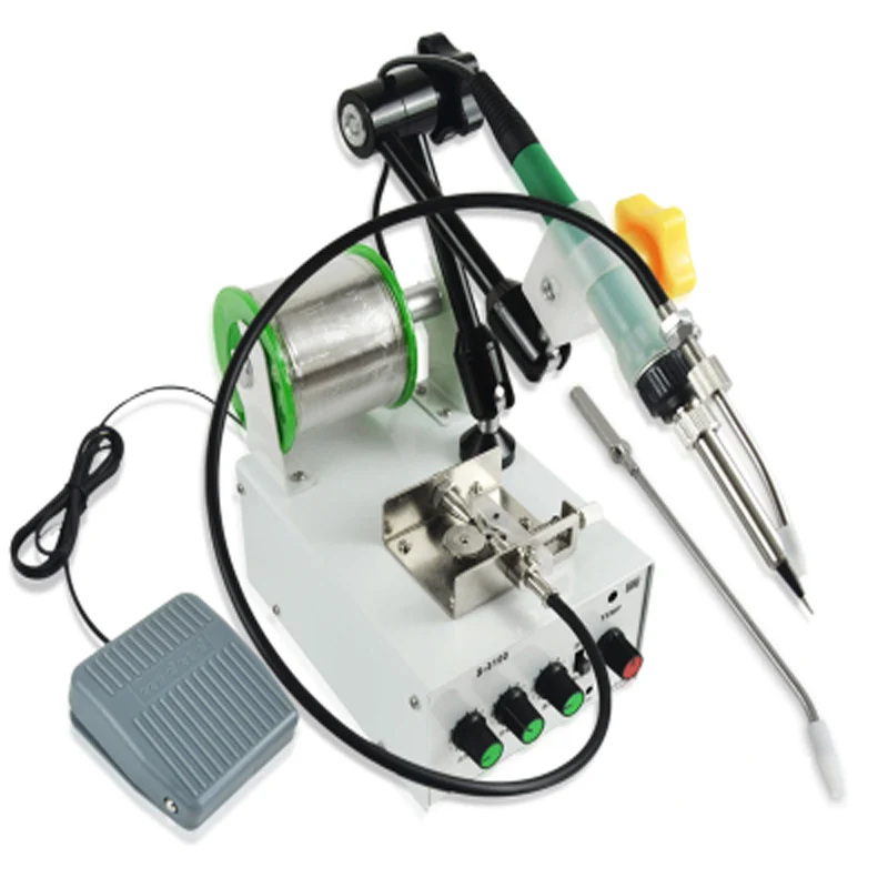 Automatic Tin Soldering Machine Pedal Control Soldering Tin Machine Temperature Adjustable High Frequency Welding Torch