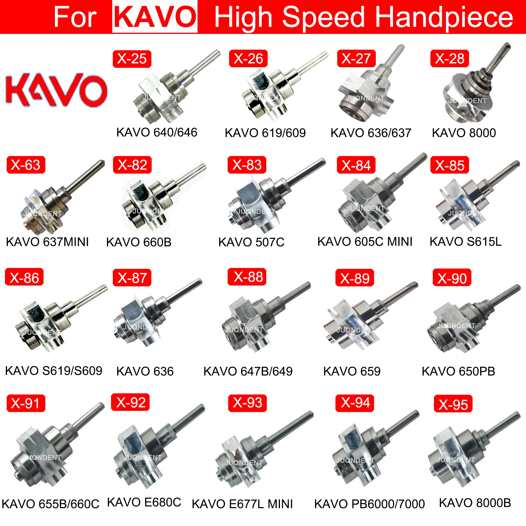 Dental Turbine Air Rotor For KAVO High Speed Handpiece Dental Cartridge Ceramic Dentistry Spare Parts Accessories