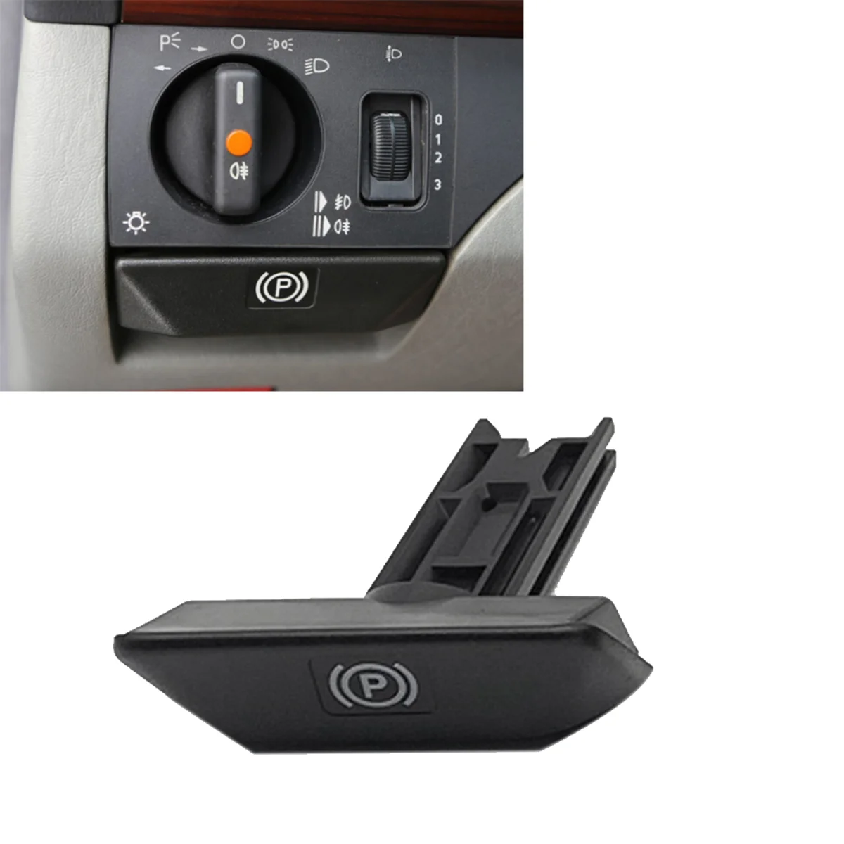 Car Handbrake Switch Cover Parking Brake Release Handle for Mercedes Benz E Class W210 1993-2002 2104270020 LHD