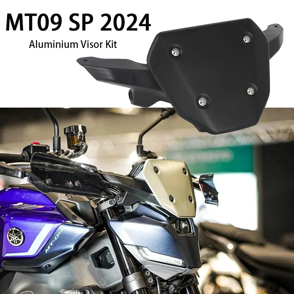 

For YAMAHA MT-09 SP MT 09 mt09 MT09 2024 Aluminum Motorcycle Accessories Windshield Windscreen Visor Wind Screen Deflector Kit