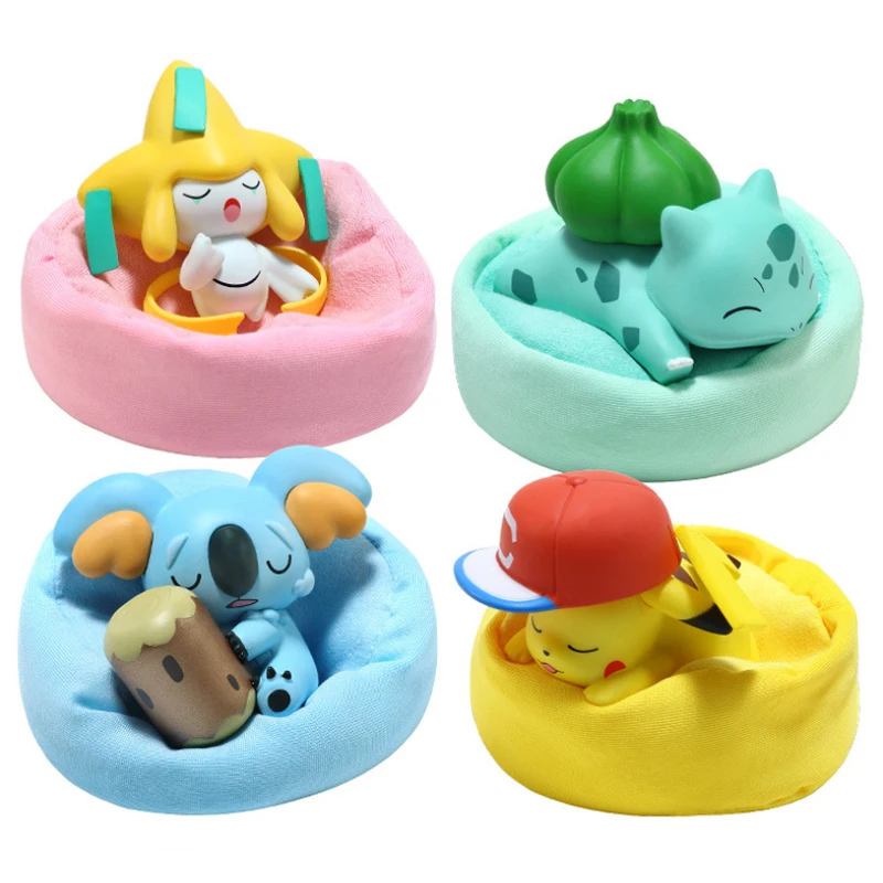 Pozycja Pikachu Eevee Poket prezent Pokemon gwiaździste seria marzeń figurki Bulbasaur Snorlax Jirachi potwór ozdoby modelowe