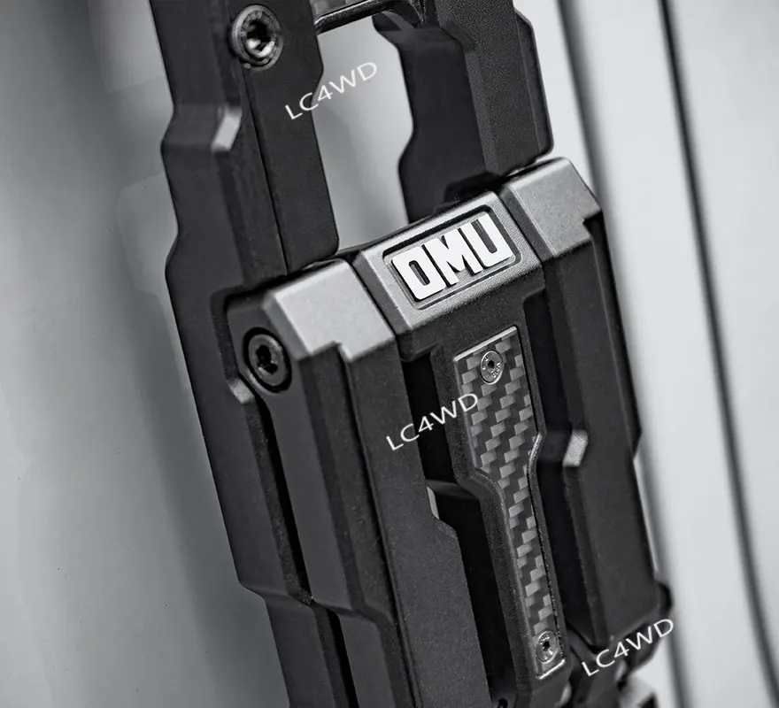 LC4WD 4X4 Exterior Accessories OMU Series Door Hinge Step Aluminum Folding Foot Pedal For Jeep Wrangler JK JL JT - view 6