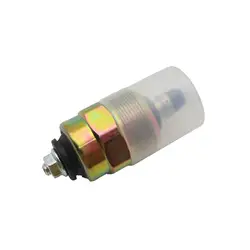 Fuel Shutoff Solenoid Valve 12V Upgrade with Cover Fuel Injection Pump Engine Stop Solenoid Diesel Fuel Shut Off Solenoid Valve