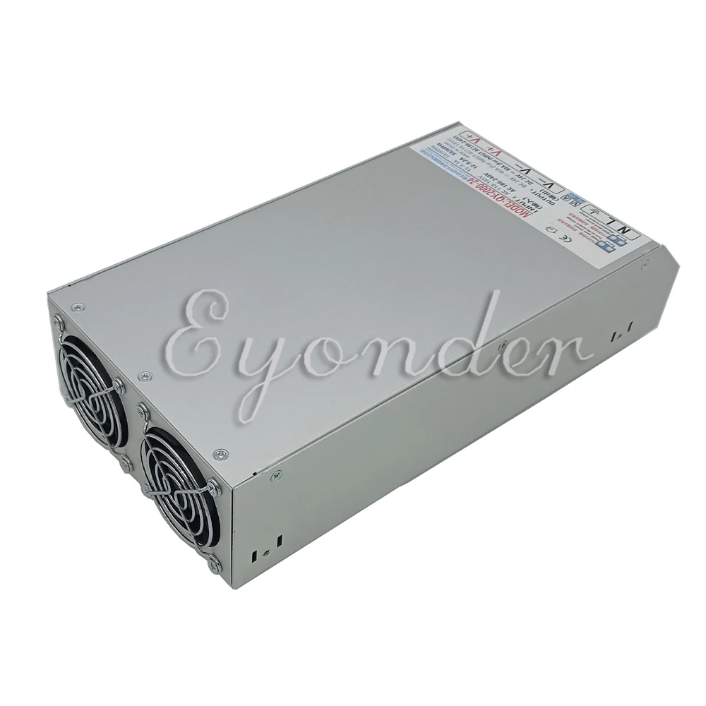 Switching Power Supply PFC AC 110V 220V To DC 0-24V 0-36V 0-48V 0-60V 0-72V 0-110V 0-150V Transformer 2000W Adjustable Converter