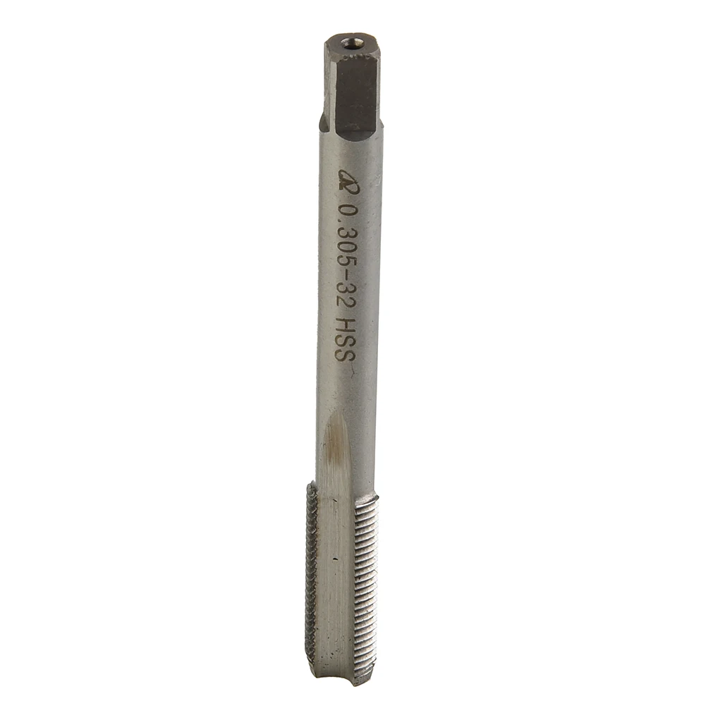 0.305 inch 32 for tpi HSS for tap Designed for Tire Valve Stem Threading 7.7mm x 0.794mm Pitch 3 Slot Taper for tap 72mm Length
