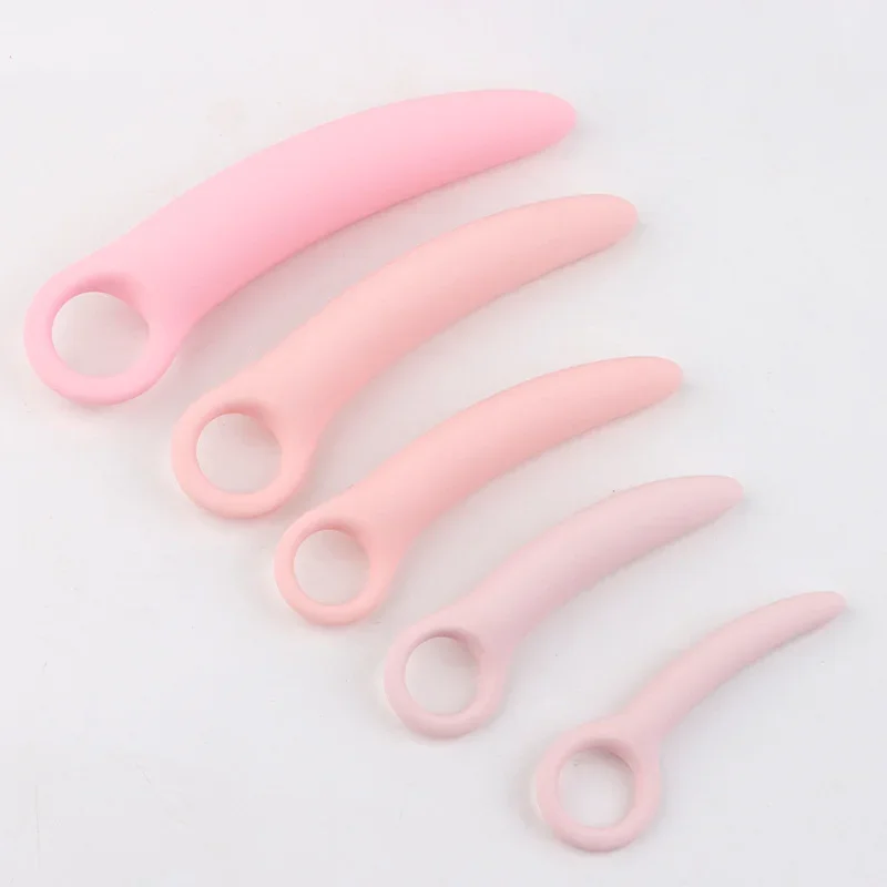 5 Size Anal Plug Silicone Anus Expander Dildo Vaginal Massage Masturbator Butt Plug Prostatic Stimulation Sex Toys for Woman Man