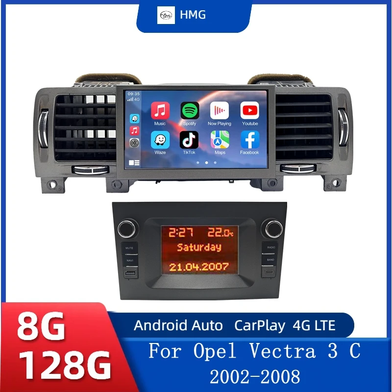 

Android 15 Carplay Auto для Opel Vectra 3 C 2002 2003 2004 2005 2006 2007 2008 Мультимедийный автомобильный радиоплеер BT DSP Стерео