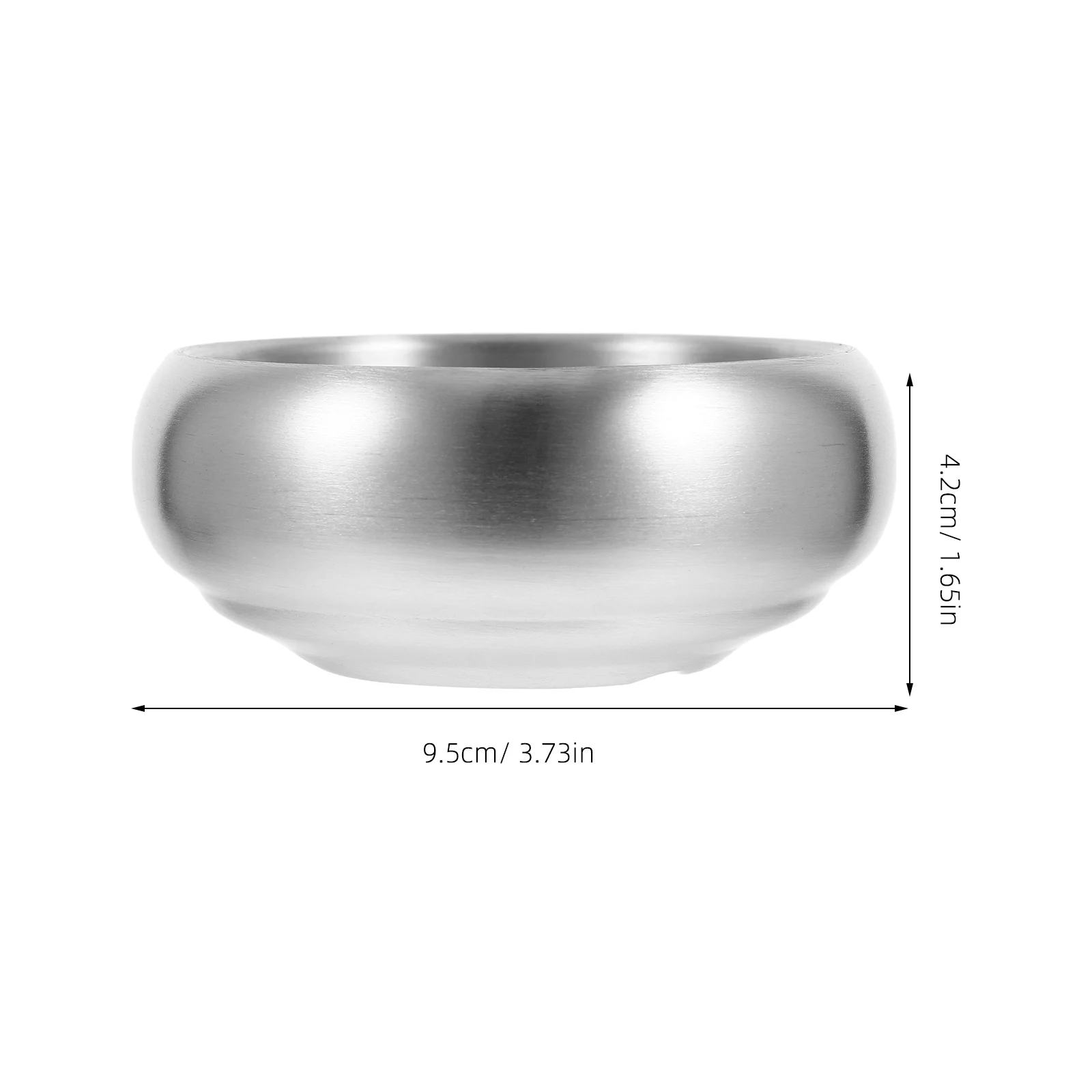 304 وعاء من الفولاذ المقاوم للصدأ 9 سنتيمتر طبقة مزدوجة معزول حساء الأرز المعكرونة الحبوب سلطة خلط تخدم السلطانية المطبخ برواري مجموعة #5