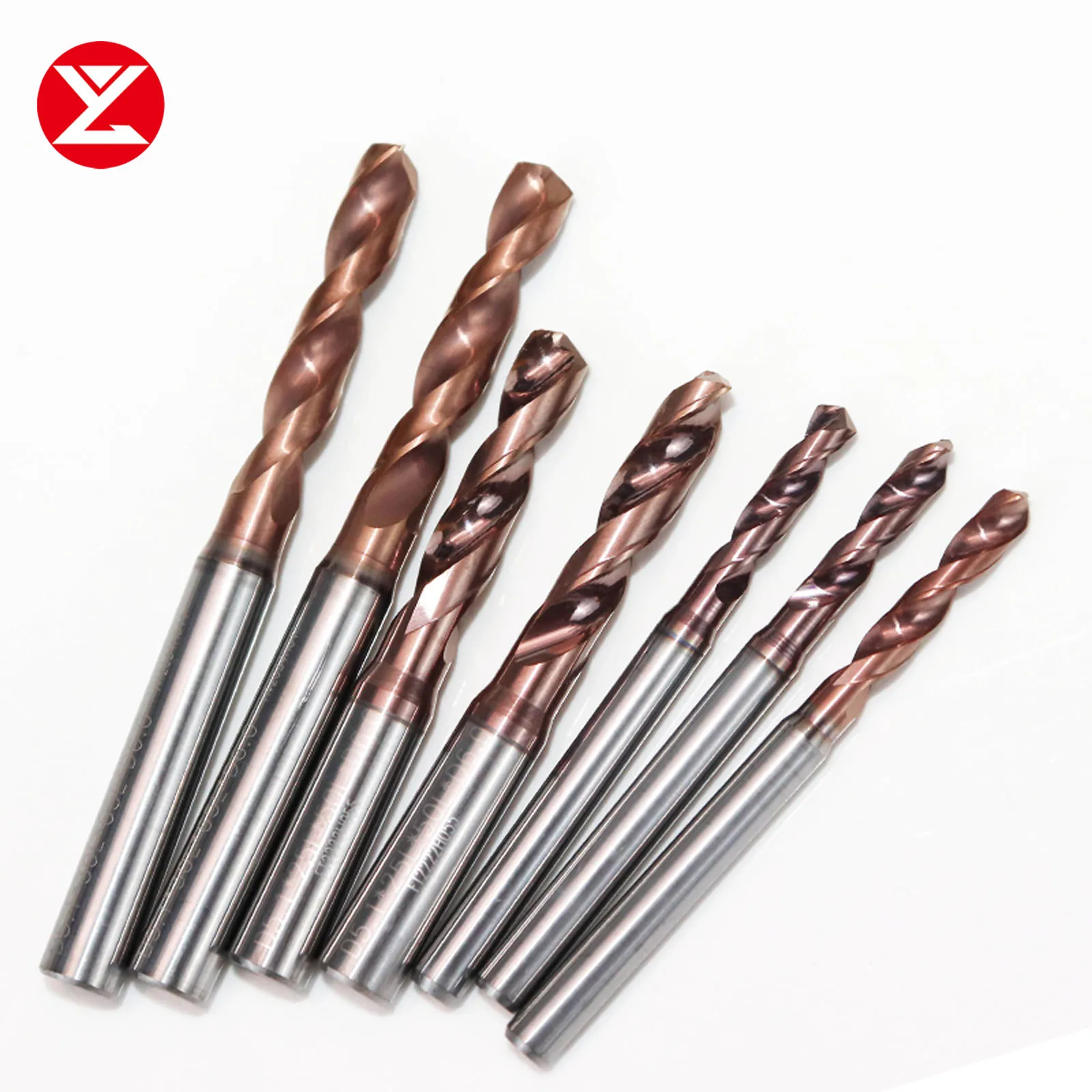 Solid Carbide Drill Bit 0.5 0.55 0.85 2.65 3.25mm Hole Parallel Shank Metal Efficient CNC Drilling Tool Coated Tungsten Steel