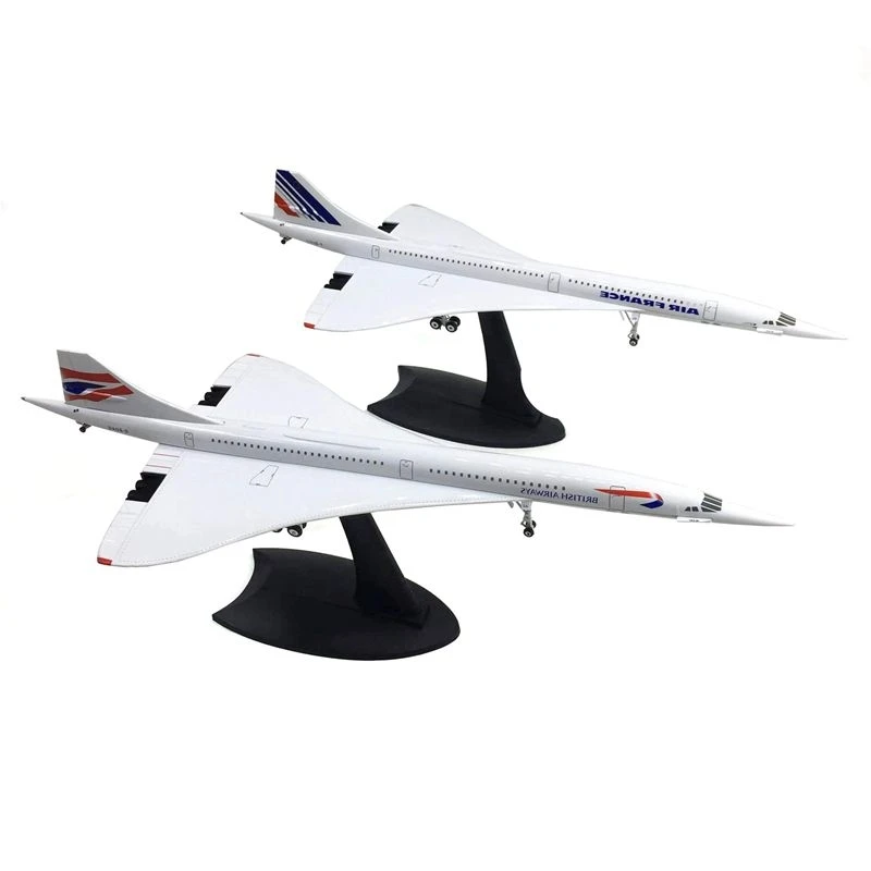 WOTT-2X 1/200 Concorde Supersonic Passenger Aircraft Air France Airways Model For Static Display Collection