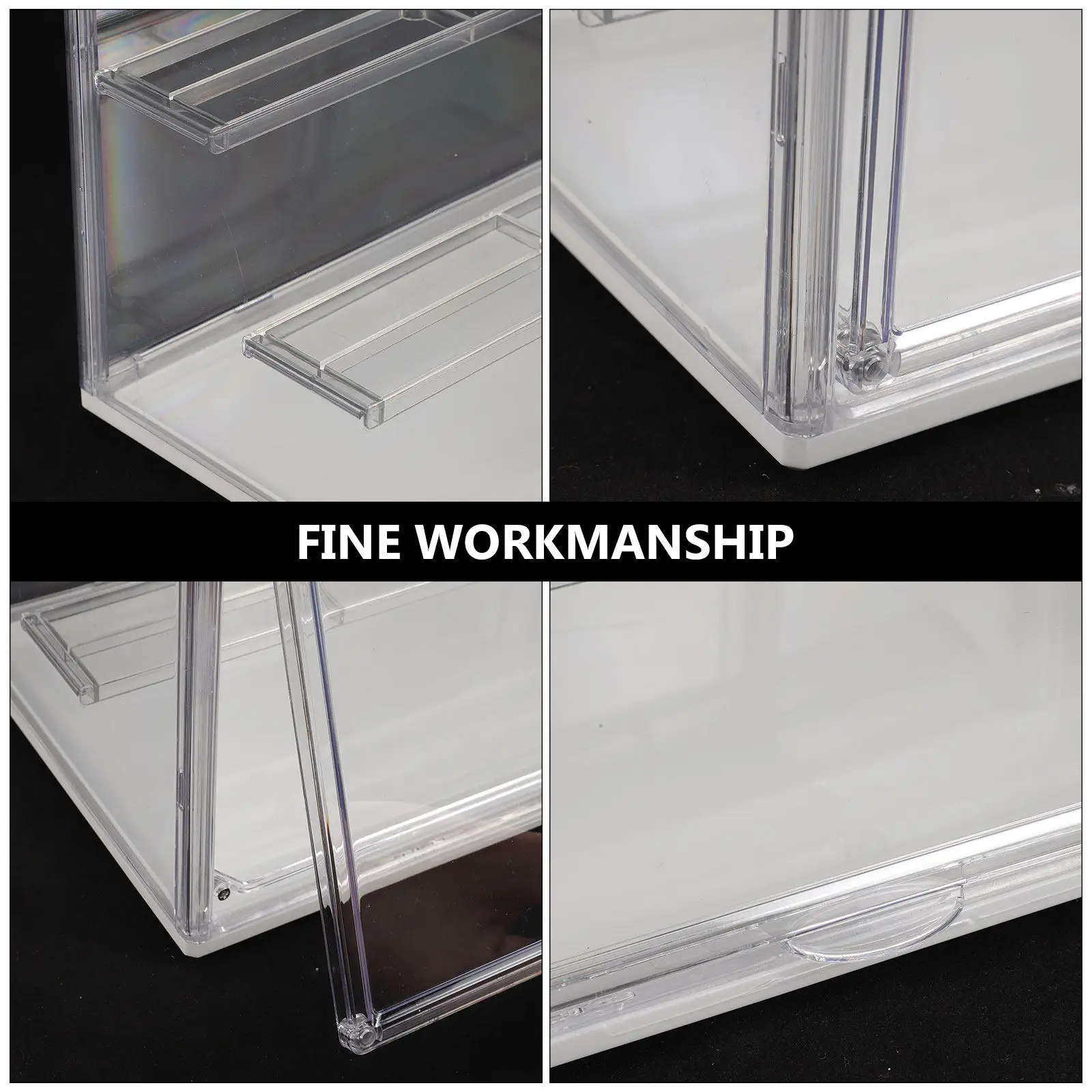 

Прозрачный акриловый контейнер для хранения и демонстрации фигурок, моделей, книг, с возможностью штабелирования