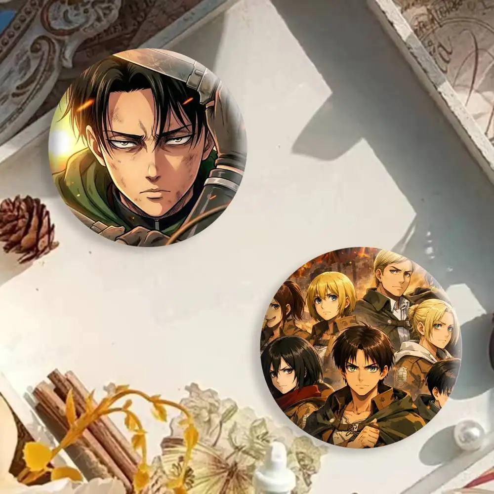 Anime Attack on Titan Button Pins Backpack Clothing Decor Brooch Badge Jewelry Gifts for Kids