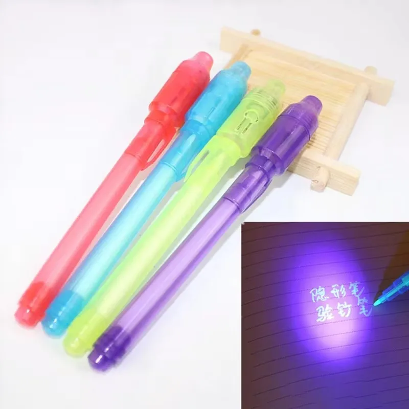 Invisible Ink Pen Spy Pen with UV Light, Magic Marker for Secret Message,Treasure Box Prizes,Kids Party Favors,Toys Gift