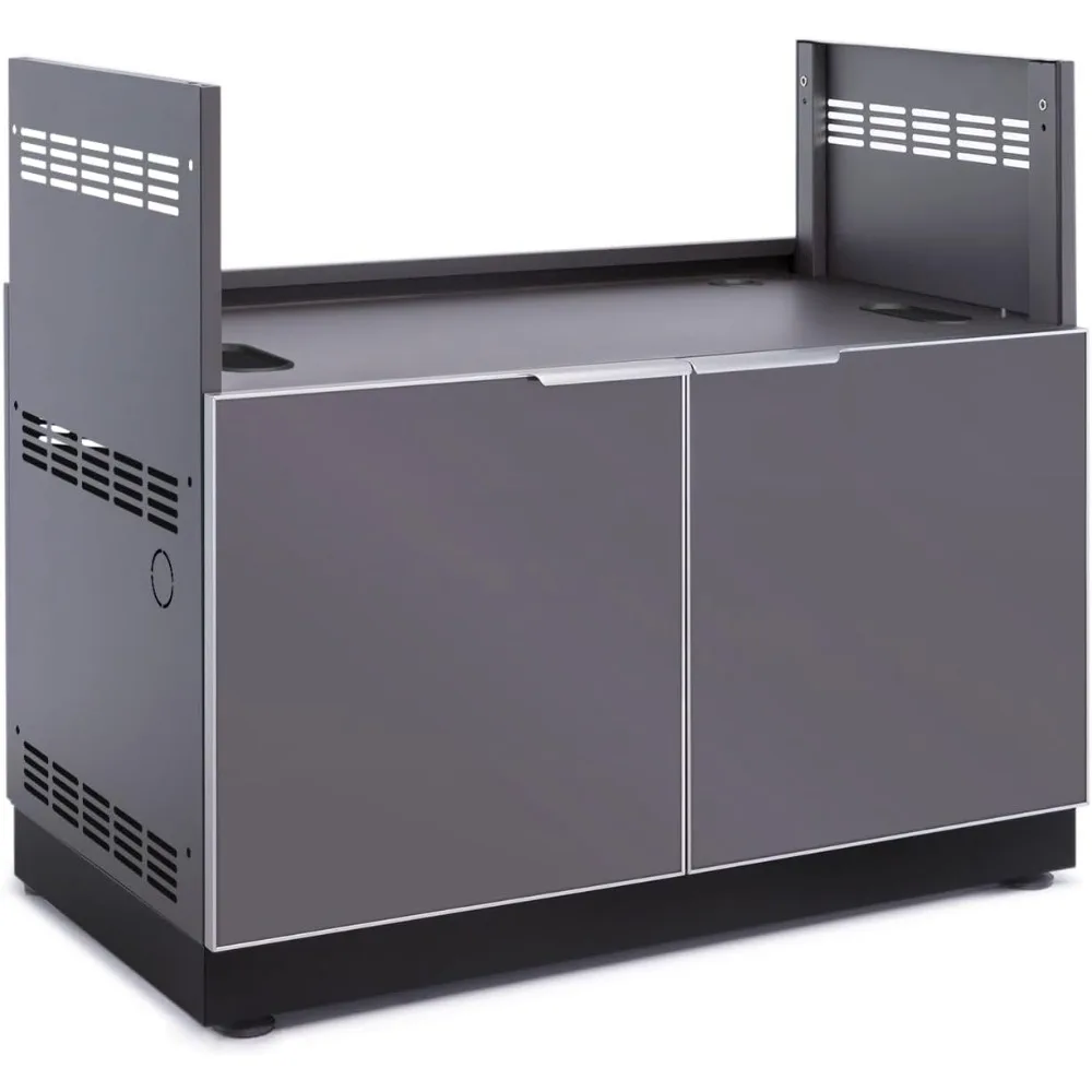 Products Outdoor Kitchen Classic Series Aluminumn Slate Gray 40in Grill Cabinet, Outdoor Kitchen Cabinet