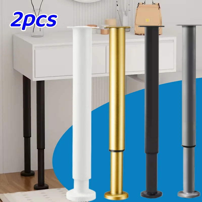 2PCS can increase the height of furniture  extendable table legs support table legs, suitable for sofas cabinets and table sofa