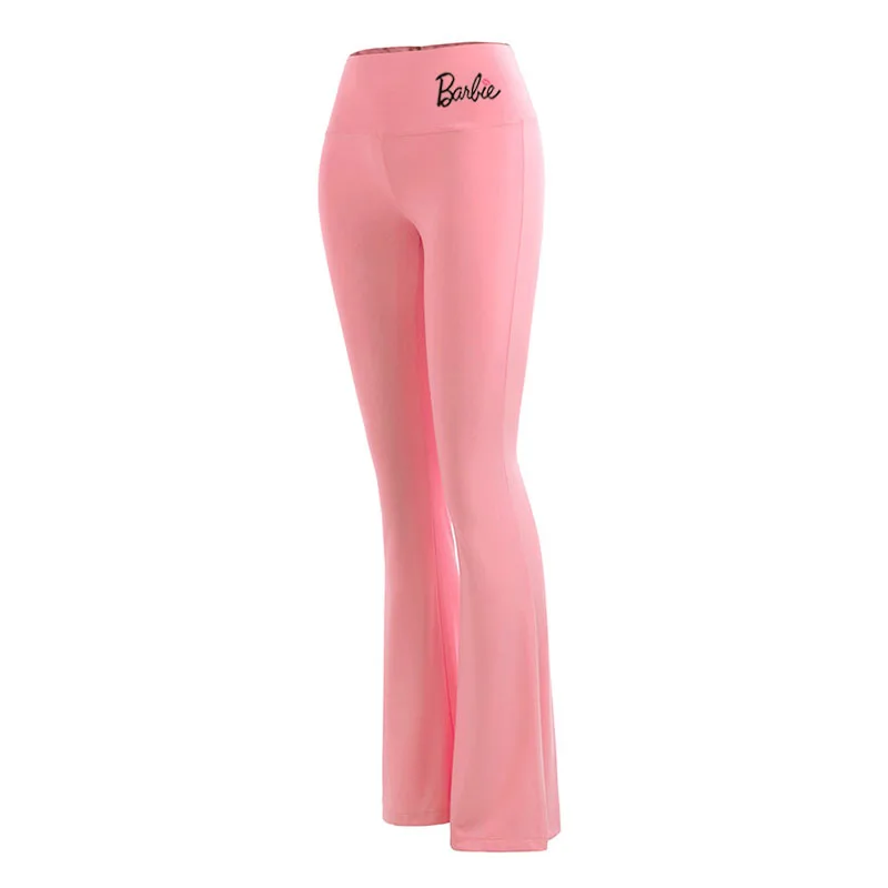 European American high-waisted sexy Barbie yoga fitness bell-bottom pants for women butt-lifting sports butt-beautifying pants