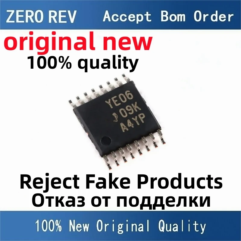 

5-10Pcs 100% New free delivery TXB0106PWR YE06 TXB0106IPWRQ1 YE06Q1 TSSOP16 Brand new original chips ic