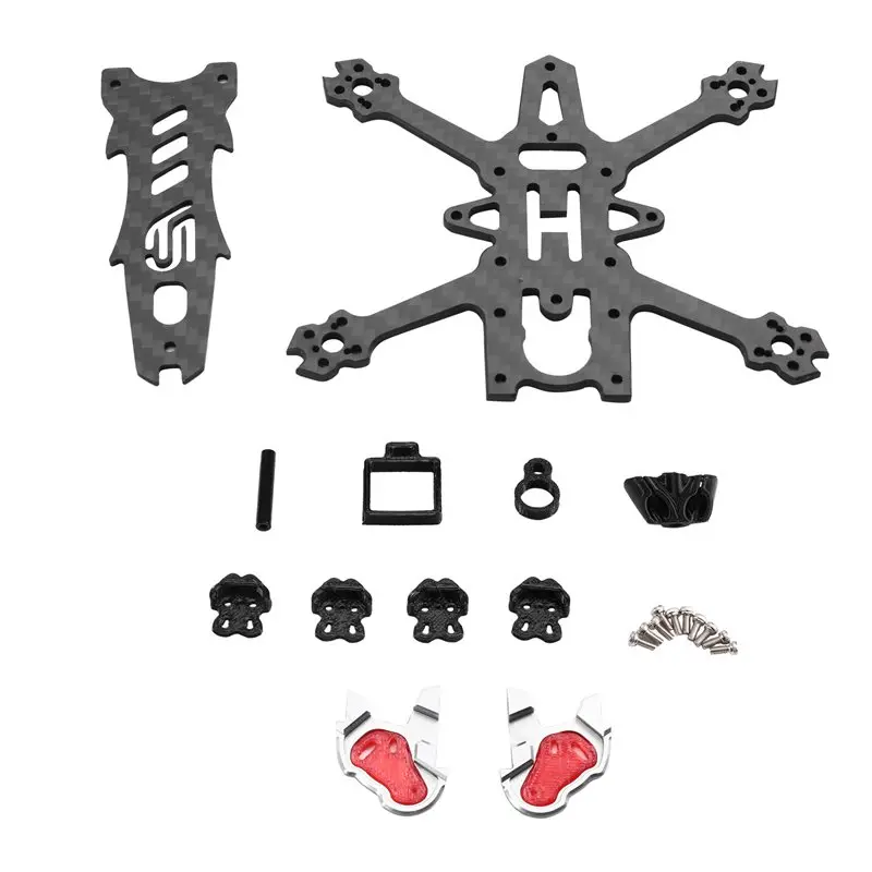 A13E-для DJI O4, совместимый с воздушным блоком, 50 мм, 2-дюймовый пропеллер, зубочистка, FPV, комплект рамы для гоночного дрона на радиоуправлении для двигателей 1002 1003 - Fox-2