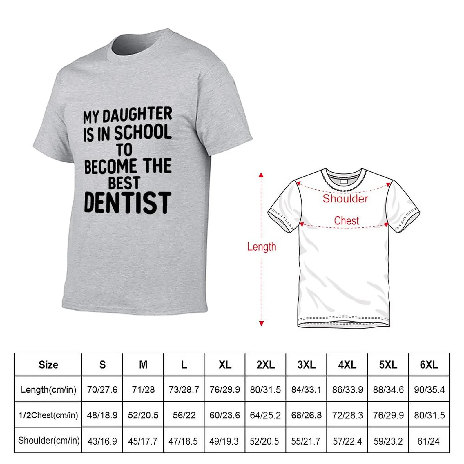 Become The Best Dentist - Black T-Shirt boys t shirts kawaii clothes Short sleeve tee men