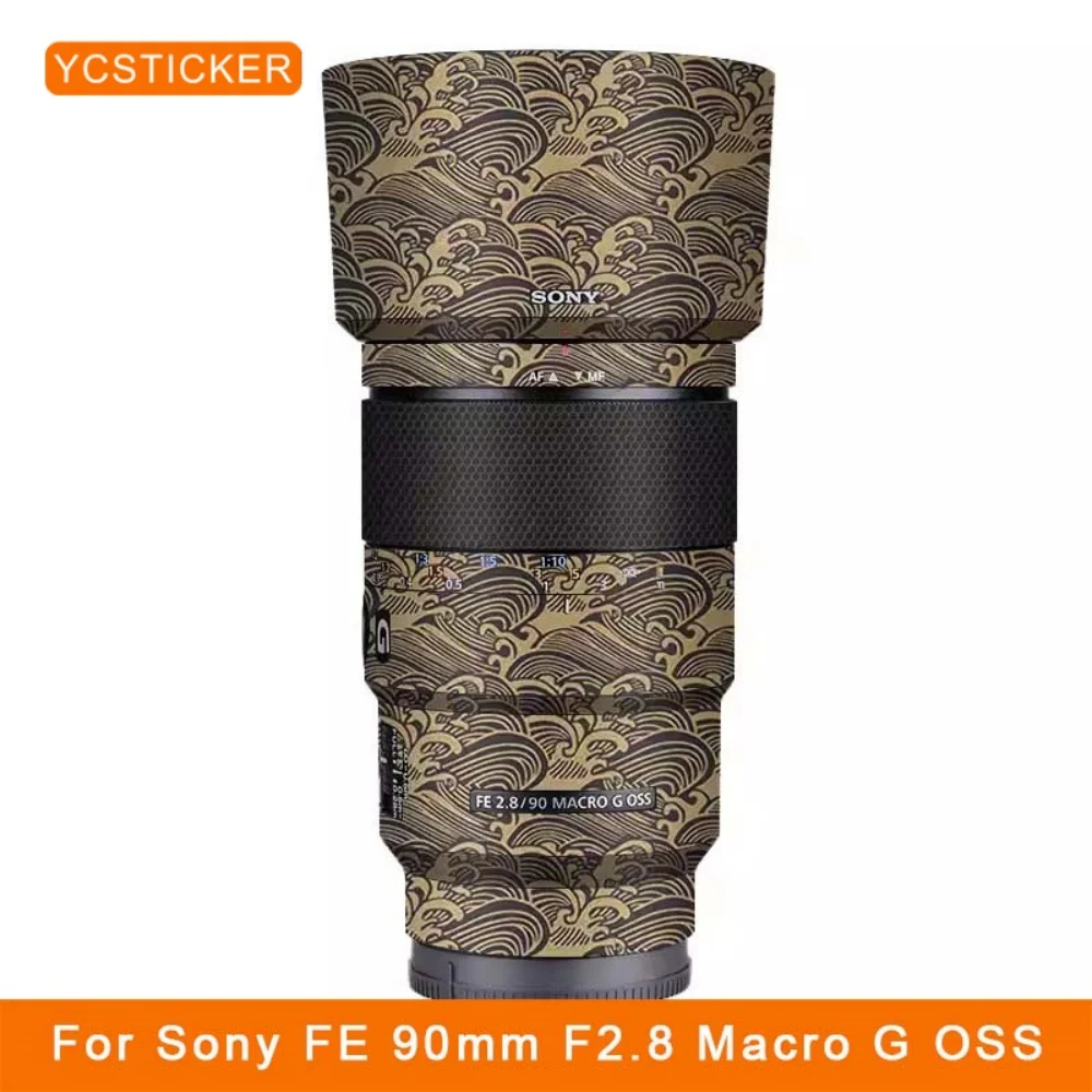 90 2.8 Camera Lens Vinyl Wrap Film Sticker Protective Skin Anti-scratch Protector Decal for Sony FE 90mm F2.8 GM Macro G OSS