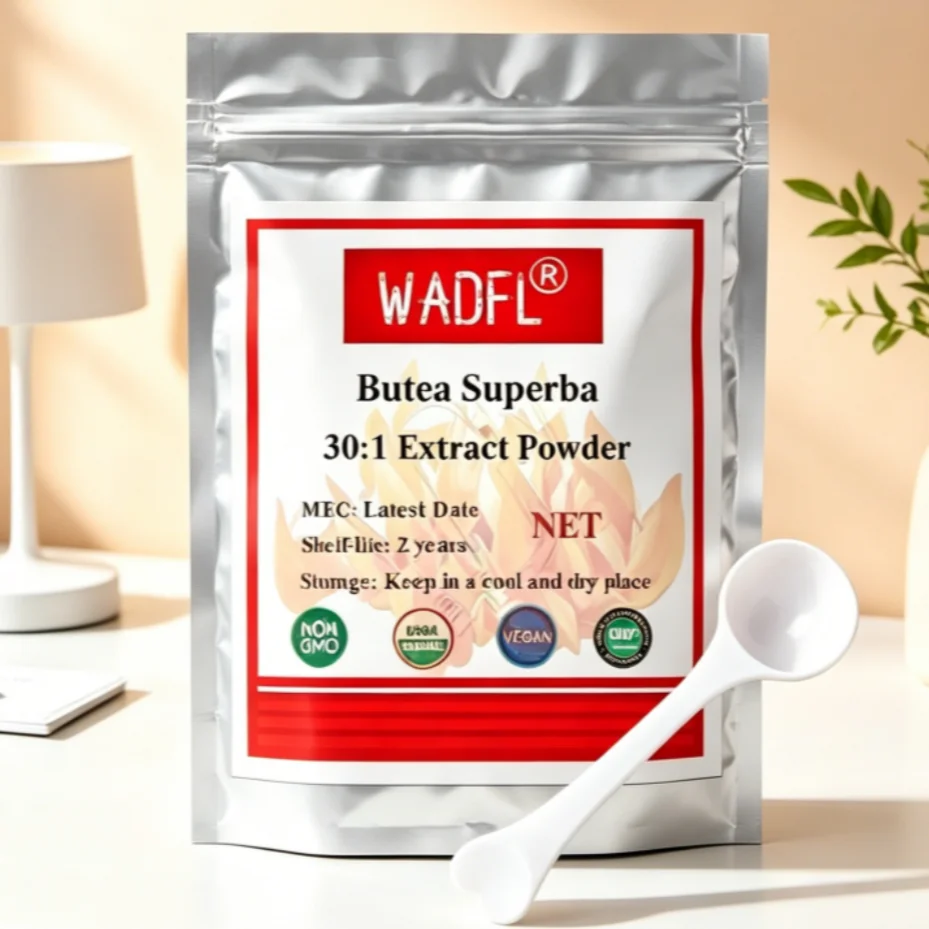 

Butea Superba 30:1 Customized Powder Refillable bags Packaging for Global Soap Production Raw Material Factories