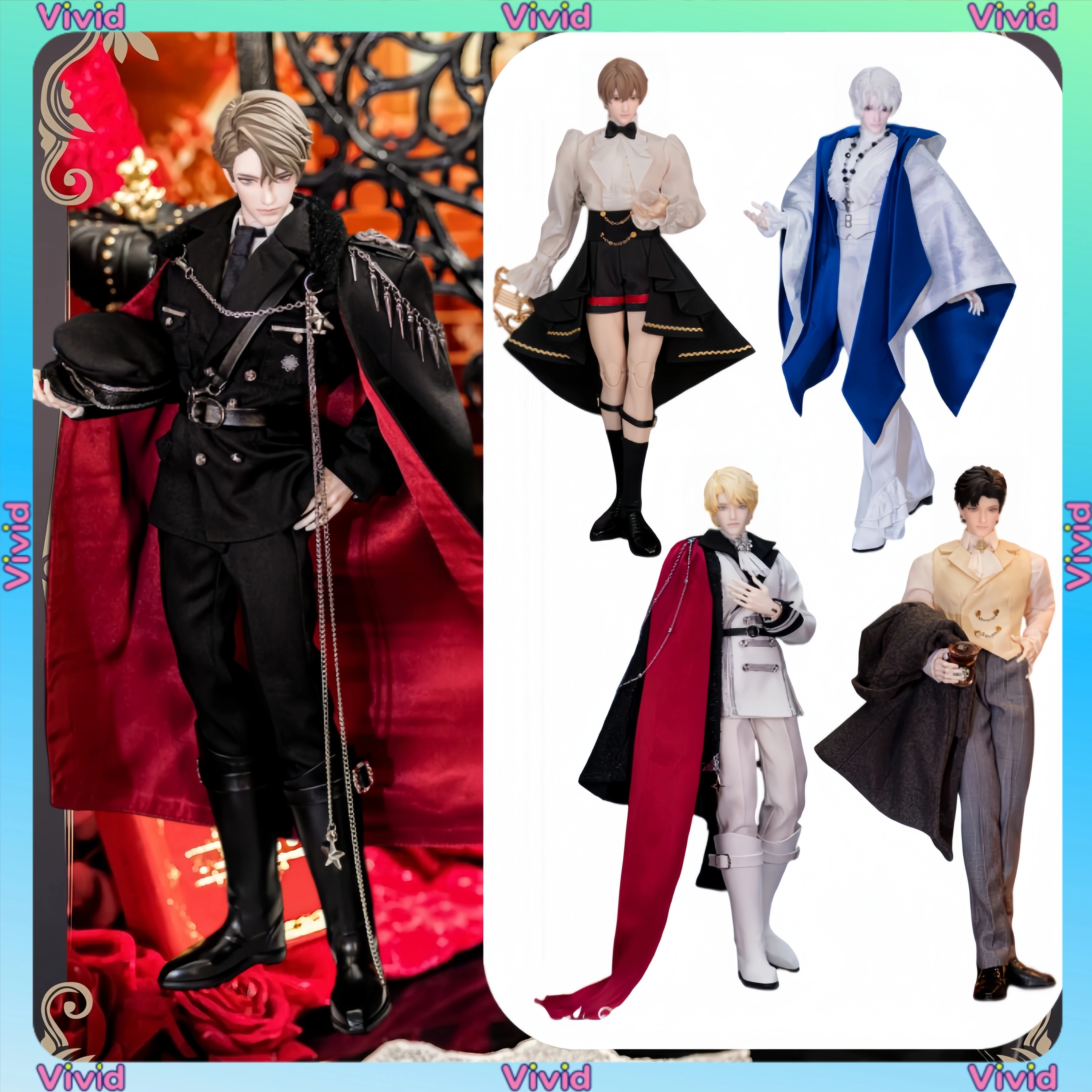 Evernight Engraving V2 Khaos Code Series 30CM 1/6 BJD Blind Box Articulated Male Physique Doll Collectible Figurine Desktop Gift