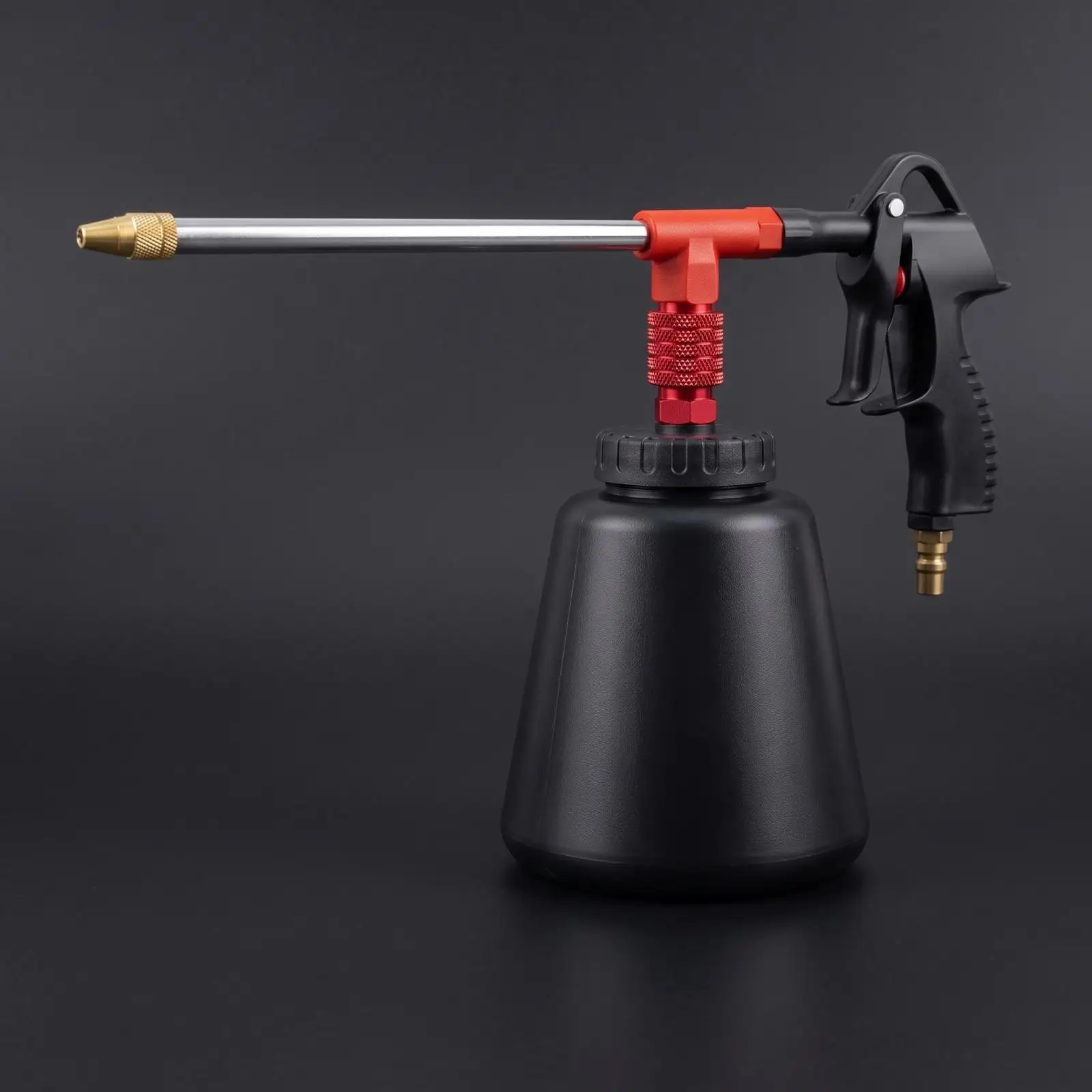 Air Powered Cleaning Device Adjustable Sprayer Nozzle Handle with Valve for Car Wash and Engine Detailing