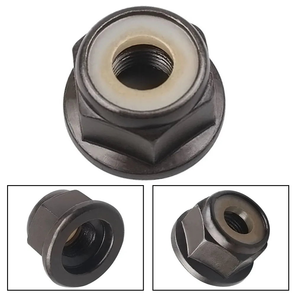 Collar Nut For M10x1.0 Designed for Left Hand Reverse Thread Applications on String Trimmer Head Components 2 Pack