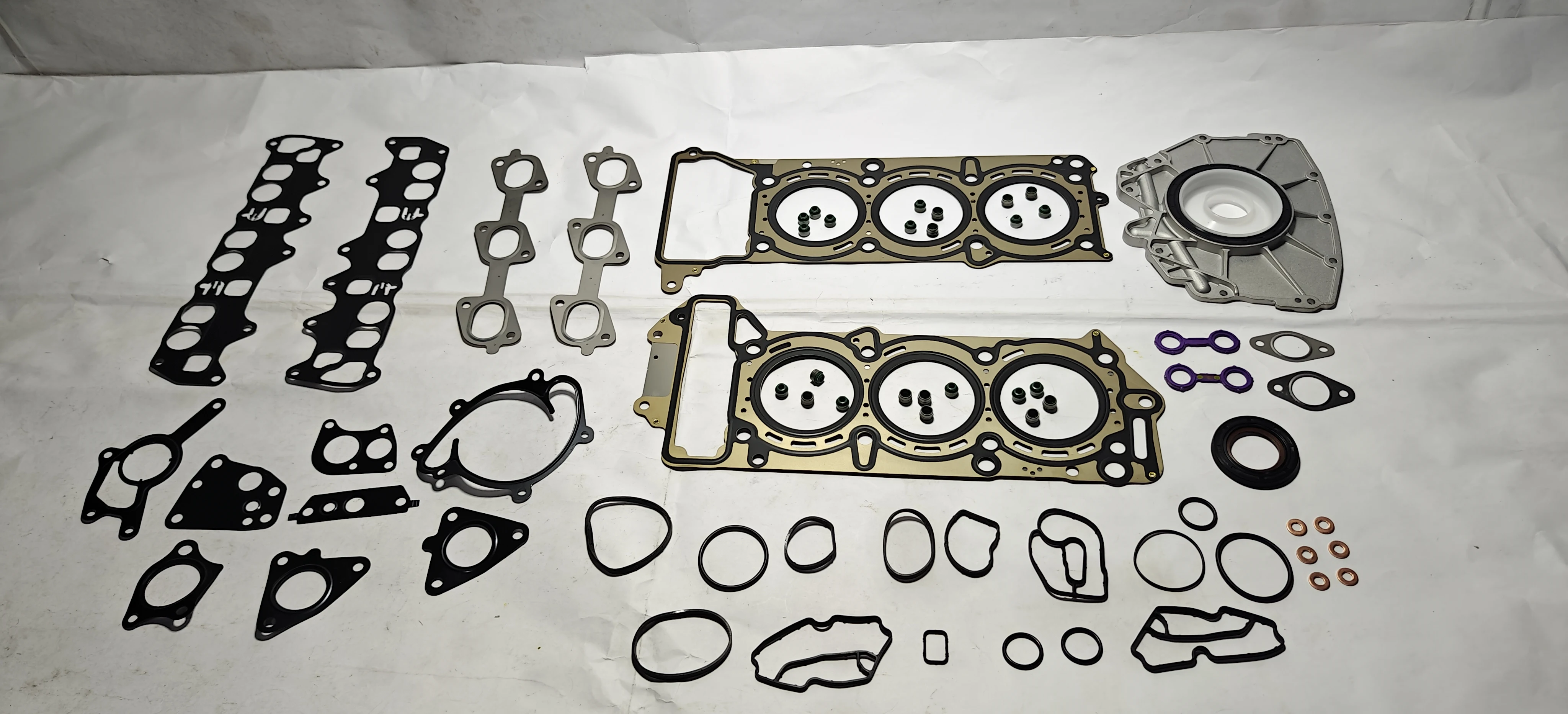 Engine parts piston gasket timing Overhaul kit Fit OM642 3.0T V6 Diesel For Benz E280 E300 E320 C350 C320 C300 3.0L 6420100214