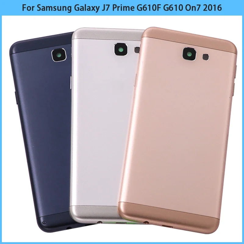 New For Samsung Galaxy J5 Prime J7 Prime ON5 ON7 2016 G570 G610F G610 Battery Back Cover Rear Door Chassis Housing Case Replac