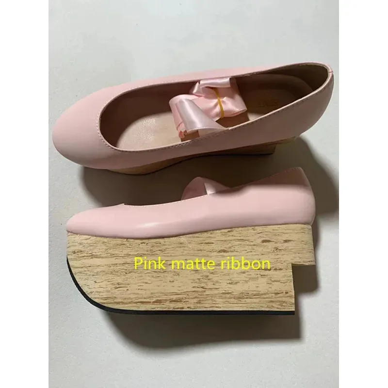 qq 123レディースプラットフォームハイヒールパンプスサンダルクロスストラップロリータコスプレクリーパー日本の原宿靴ロッキングホース新202