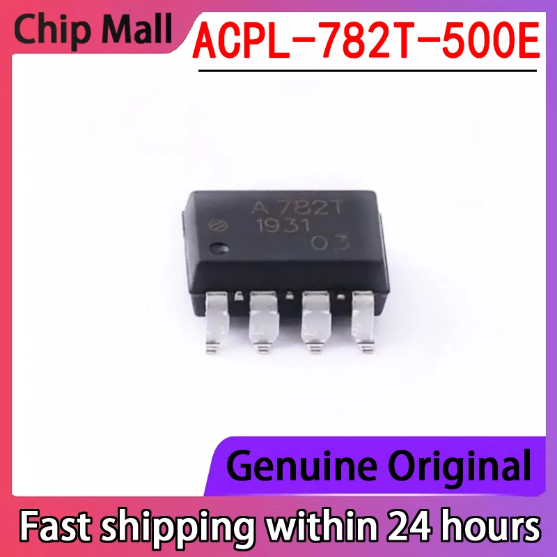 1PCS ACPL-782T-500E Screen Printing 782T SOP8 Digital Isolator Communication Interface Chip Integrated IC