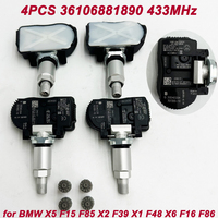 4 PCS Car TPMS Tire Pressure Monitor Sensor System 36106881890 36106856209 6855539 for BMW X5 F15 F85 X2 F39 X1 F48 X6 F16 F86