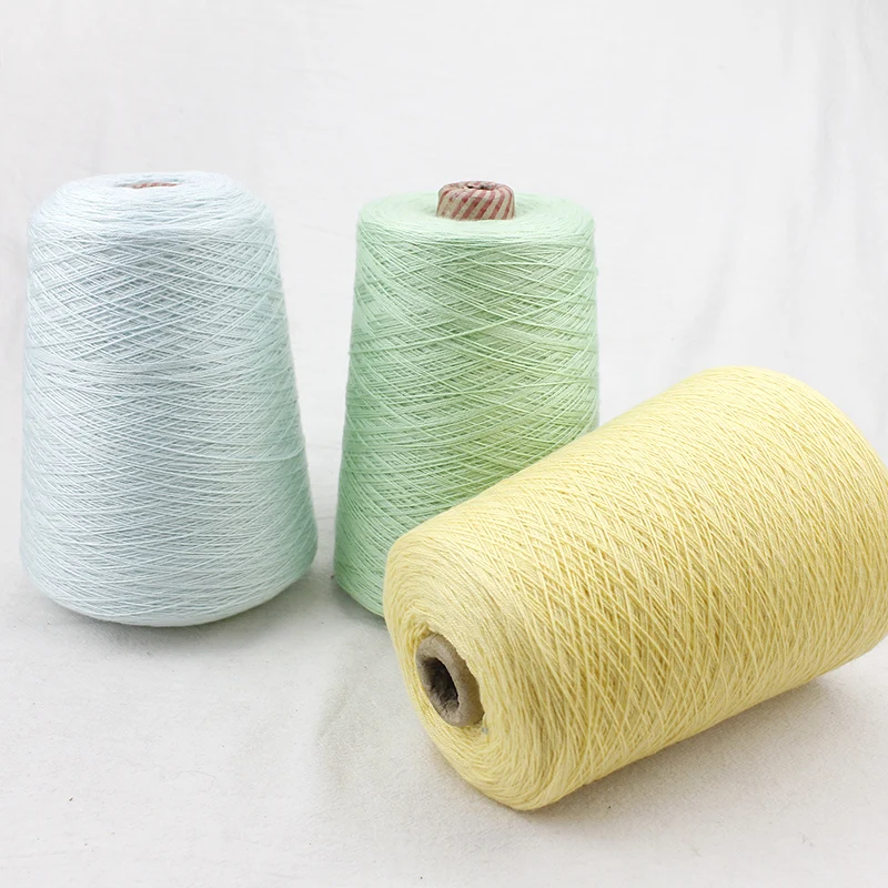 500g cone Cashmere Wool Yarn Crochet Lace Weight Colored Great for Baby Garments Scarves