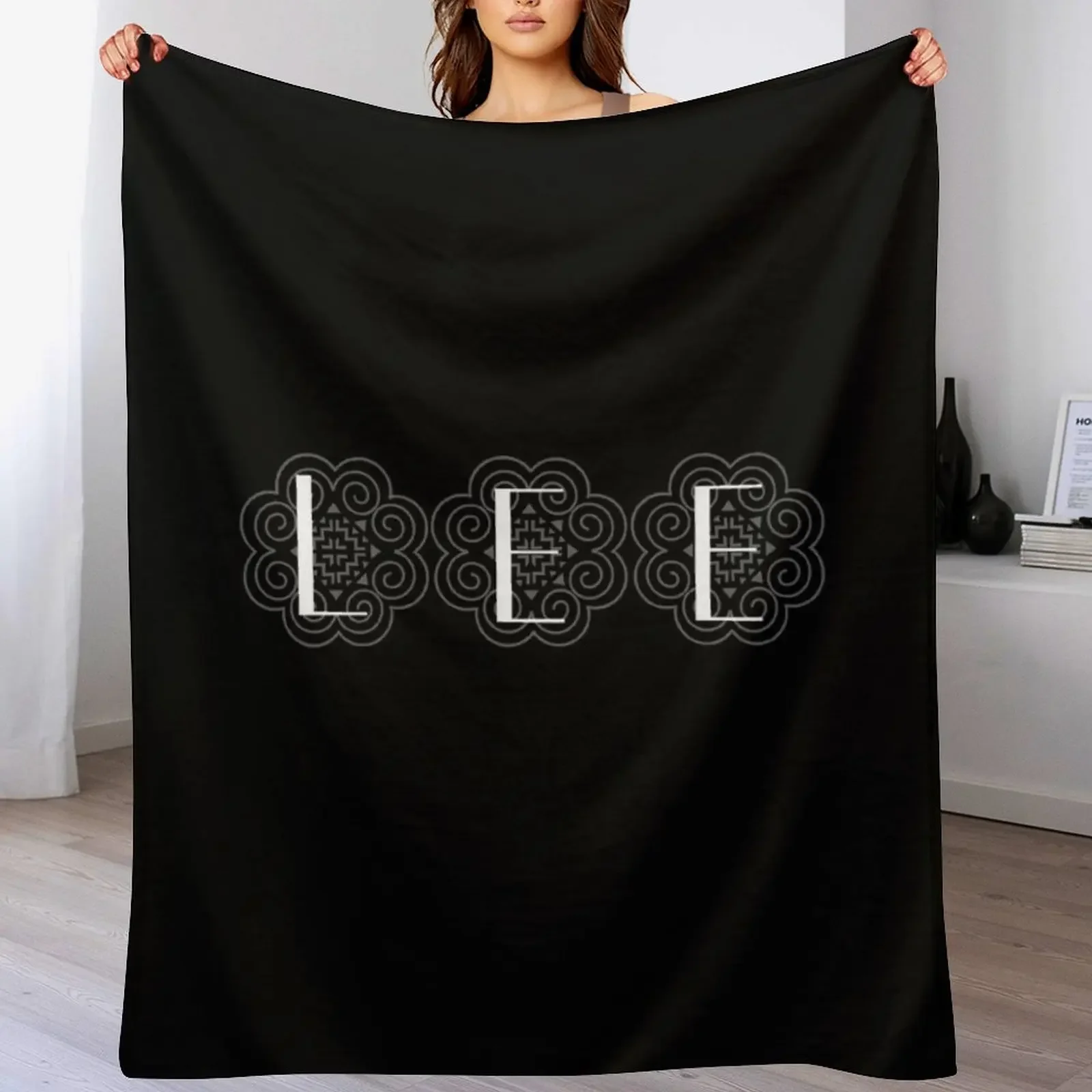 

Hmong Lee Clan Throw Blanket Stuffeds Heavy funny gift Thin Blankets