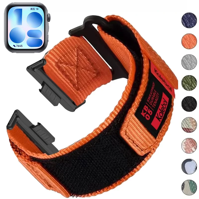 Nylon-Armband für Huawei Watch Fit 5 5 Pro Sport-Armband für Huawei Watch Fit 3/Fit 4/Fit 4 Pro Armband Correa Gürtel