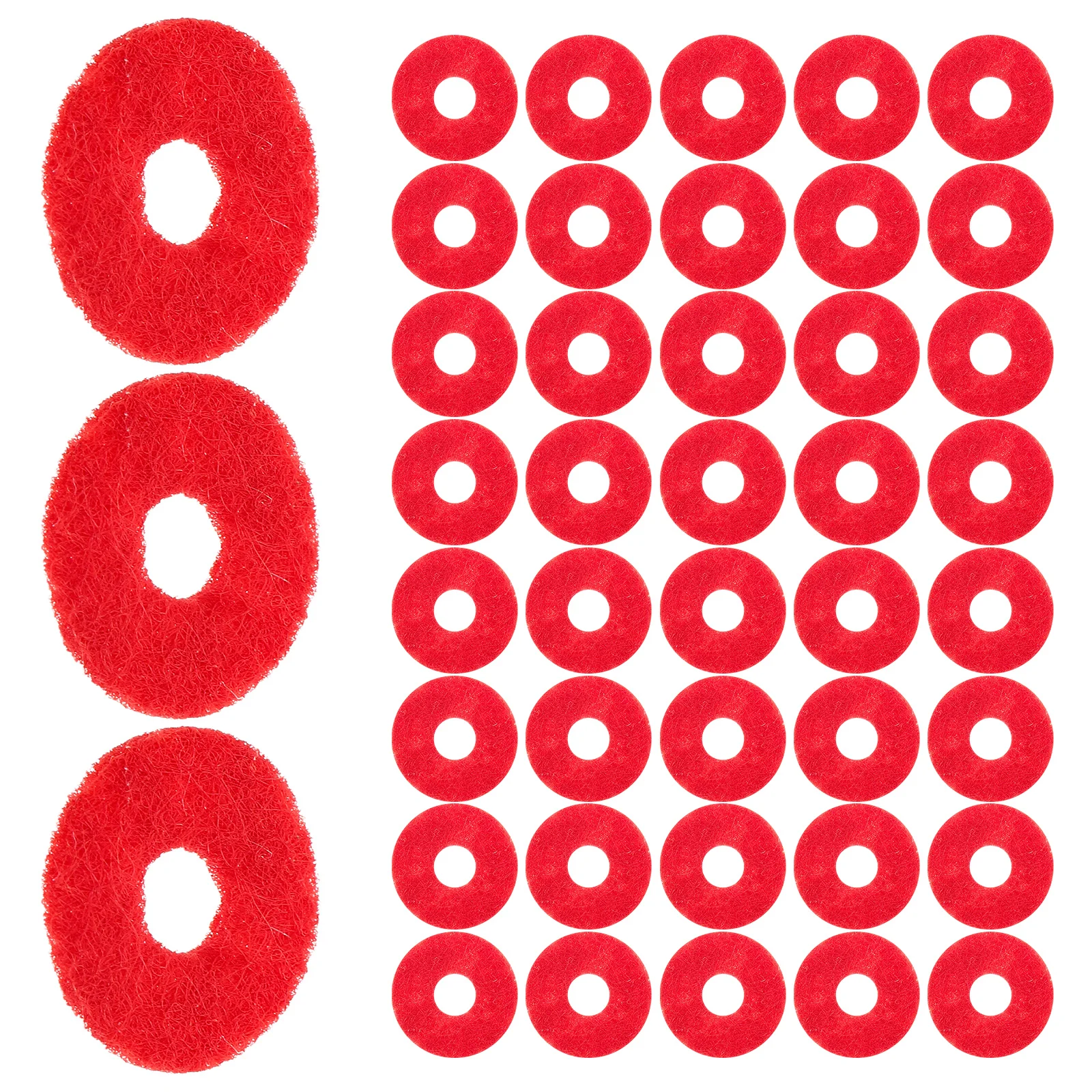 

90 Pcs Piano Accessories Felt Parts Keyboard Washers Adjust Cleaner Replacement Rings Woolen