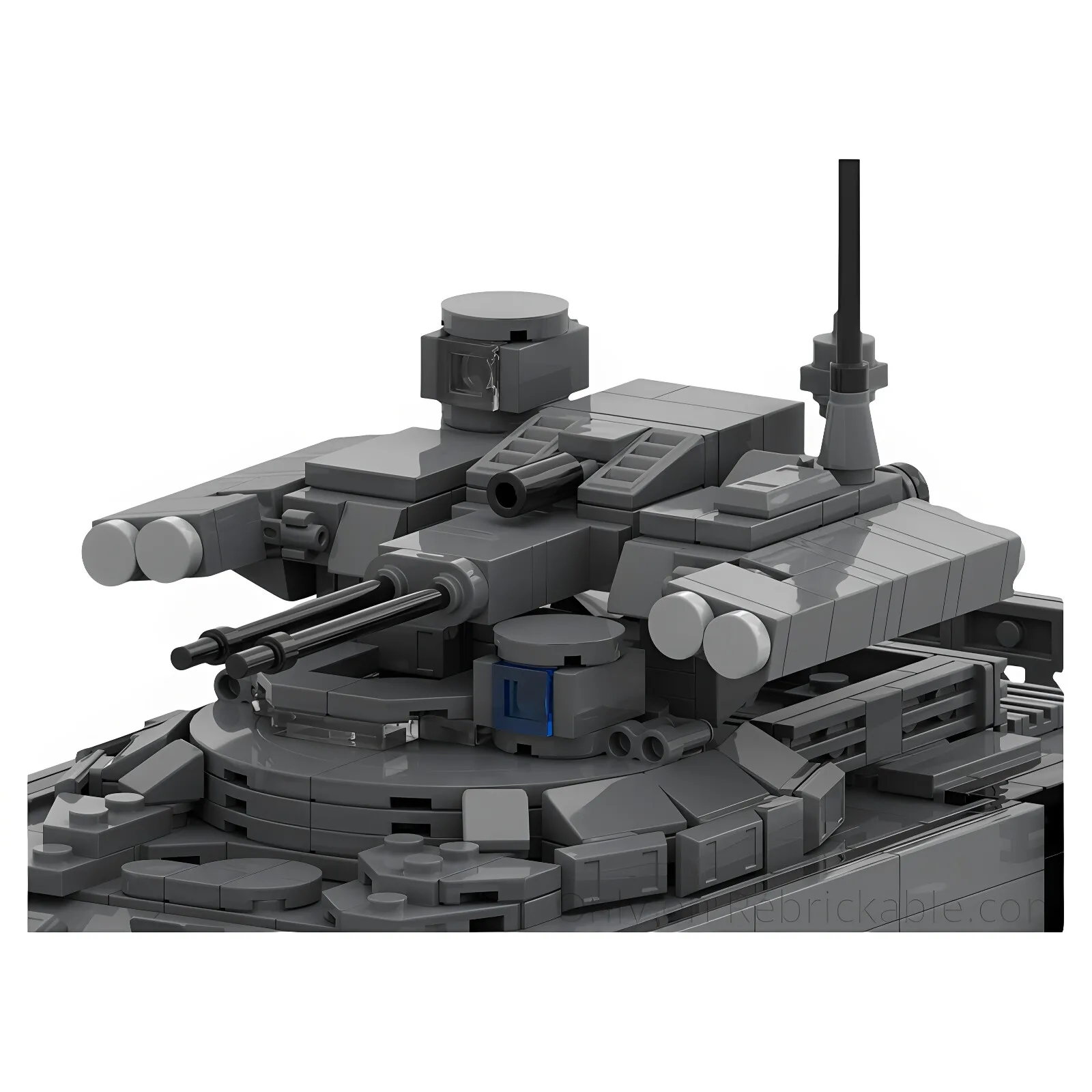 MOC Military Series Terminatored 3 BMPT-72 Tank Support Combat Vehicle 1/35 Scale Car Model DIY Building Block Toy Birthday Gift