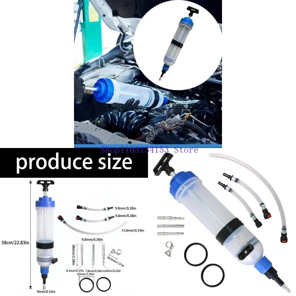 

Heavy Duty Hand Pump 1500ML Oil Syringes Extractor Tool with Corrosion Resistant Design Suitable for Vehicle Maintenance