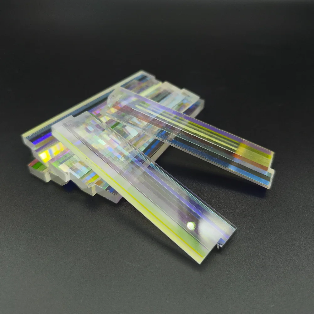 Дихроичная призма RGB из оптического стекла с дефектами, комбинированная призма для декоративного разложения света, для научного обучения, фотографии, рукоделия, реквизита