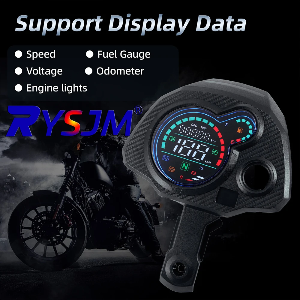 Digital Motorcycle Instrument Panel For Honda Navi 110 Digital Meter Tachometer Speedometer Navi LED Odometer RPM