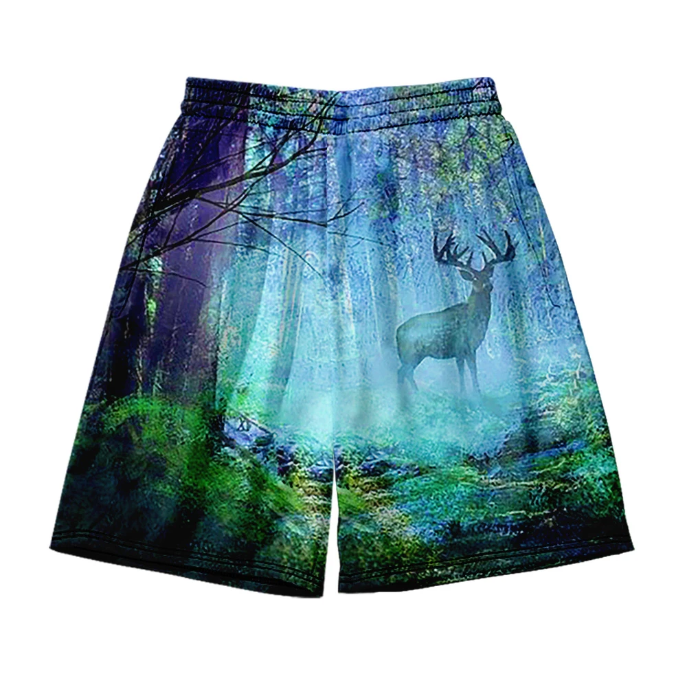 

Beach Shorts Men's and women's clothing 3D digital printing casual shorts Fashion trend couple Pants 17
