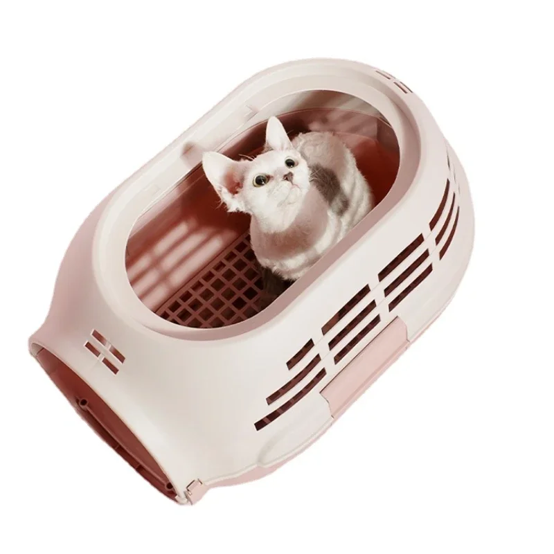 

Pet Flight Case Cat Cage Portable out Dog Check-in Suitcase Car Large Cat Bag Carrying Case Suitcase