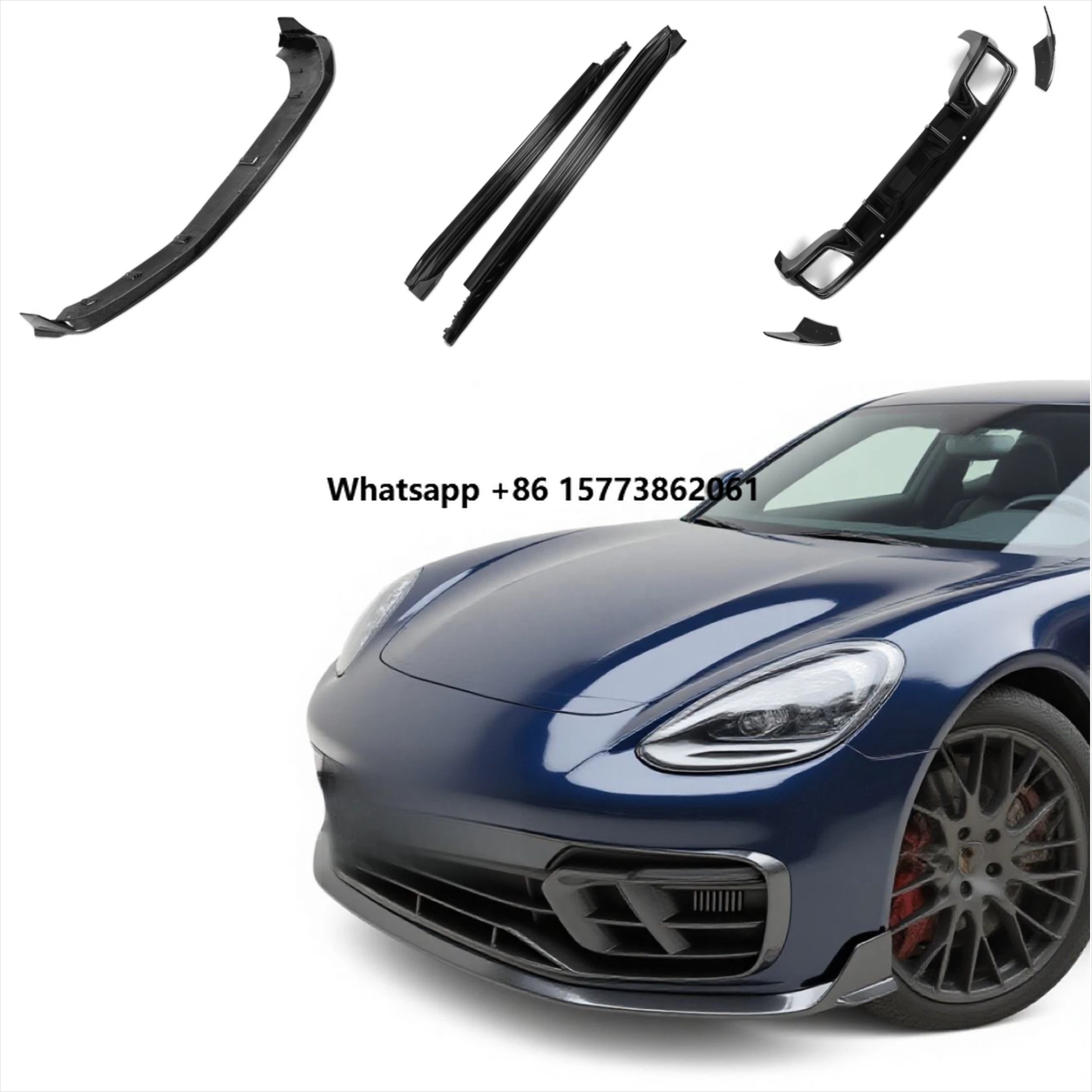 

Carbon Fiber Paktech-z Style Body Kit for PANAMERA 971 Front Lip Side Skirt Rear Diffuser Spoiler Factory Direct