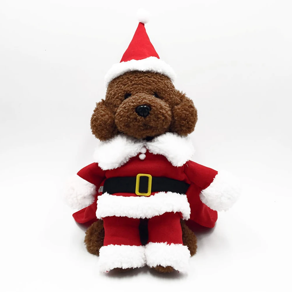 

Pet Christmas Dress Shirts Dog Clothes Transformation Outfit Vest Xmas Costumes