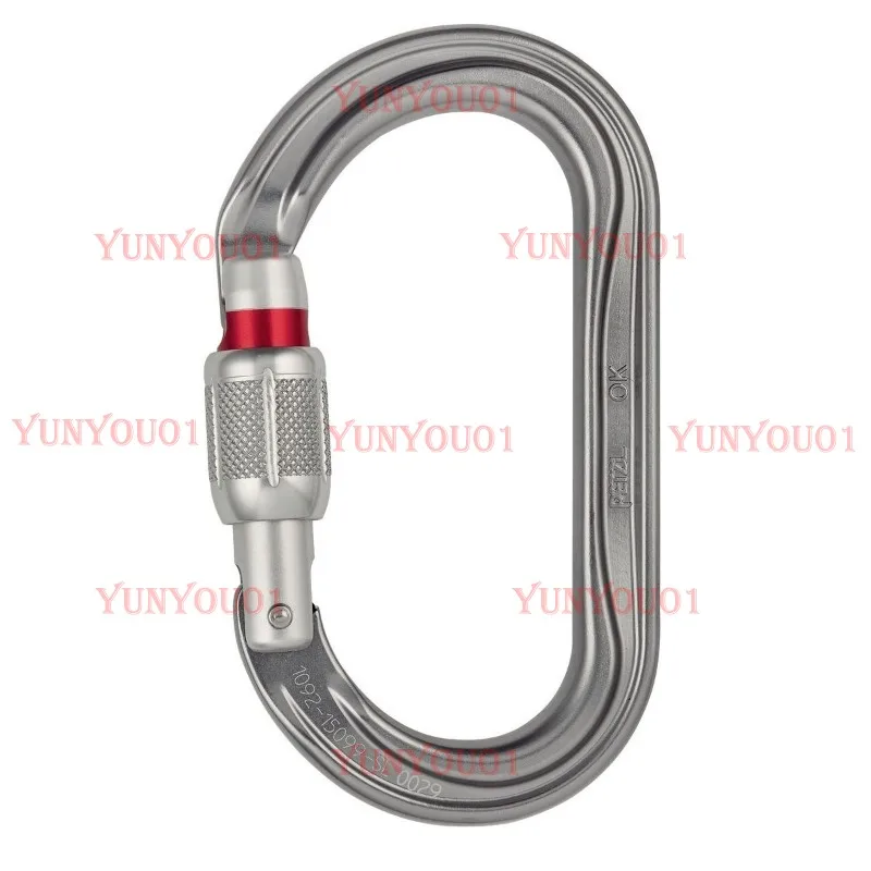 

O-type PETZL climbing rope OK climbing lock, outdoor load-bearing hook, speed descent equipment safety lock